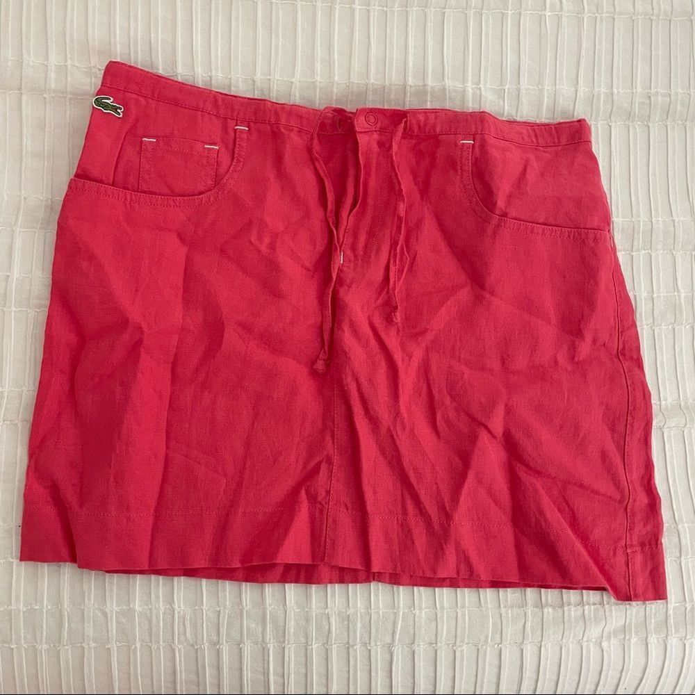 100% Linen Lacoste Skirt